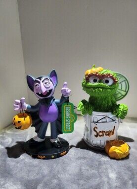 Sesame Street Halloween 3 Figurines